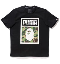 BAPE X Puma ABC Camo Logo Tee Black