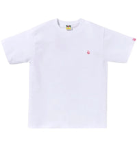 BAPE ABC Camo One Point Tee White/Pink