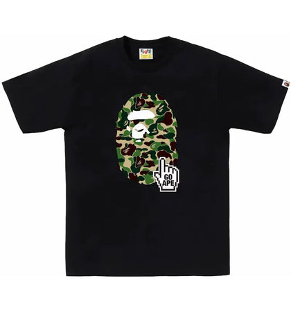 BAPE ABC Camo Online Tee (FW23) Black/Green - authentic BAPE product