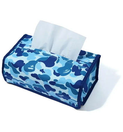 BAPE ABC Camo Tissue Cover Blue - authentic BAPE product