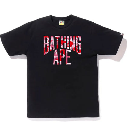 BAPE ABC NYC Logo Tee Black/Pink - authentic BAPE product