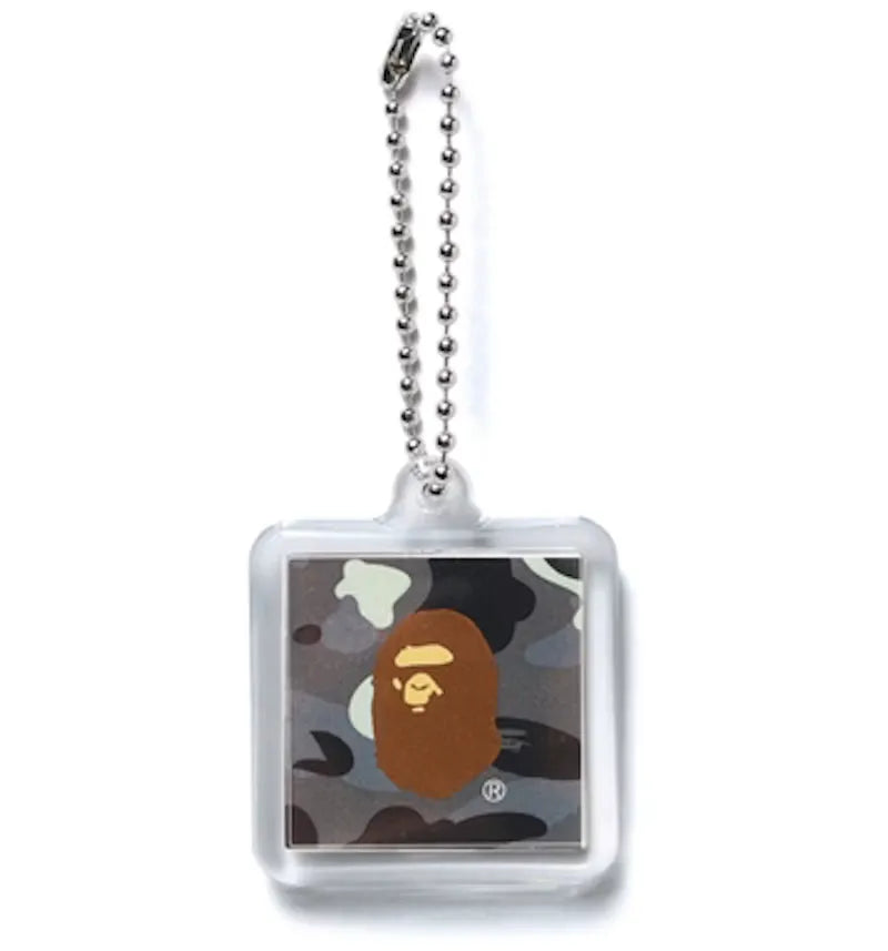 BAPE Ape Head City Camo Keychain Black - vue 360