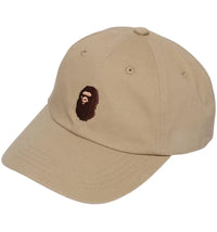 BAPE Ape Head Panel Cap Beige