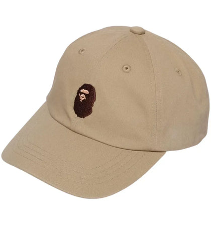 BAPE Ape Head Panel Cap Beige - authentic BAPE product