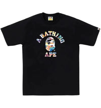 BAPE Art Camo College Tee Black