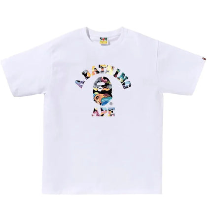BAPE Art Camo College Tee White - authentic BAPE product