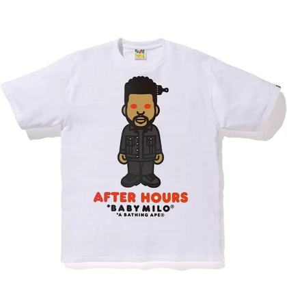 BAPE Baby Milo After Hours Tee White - authentic BAPE product