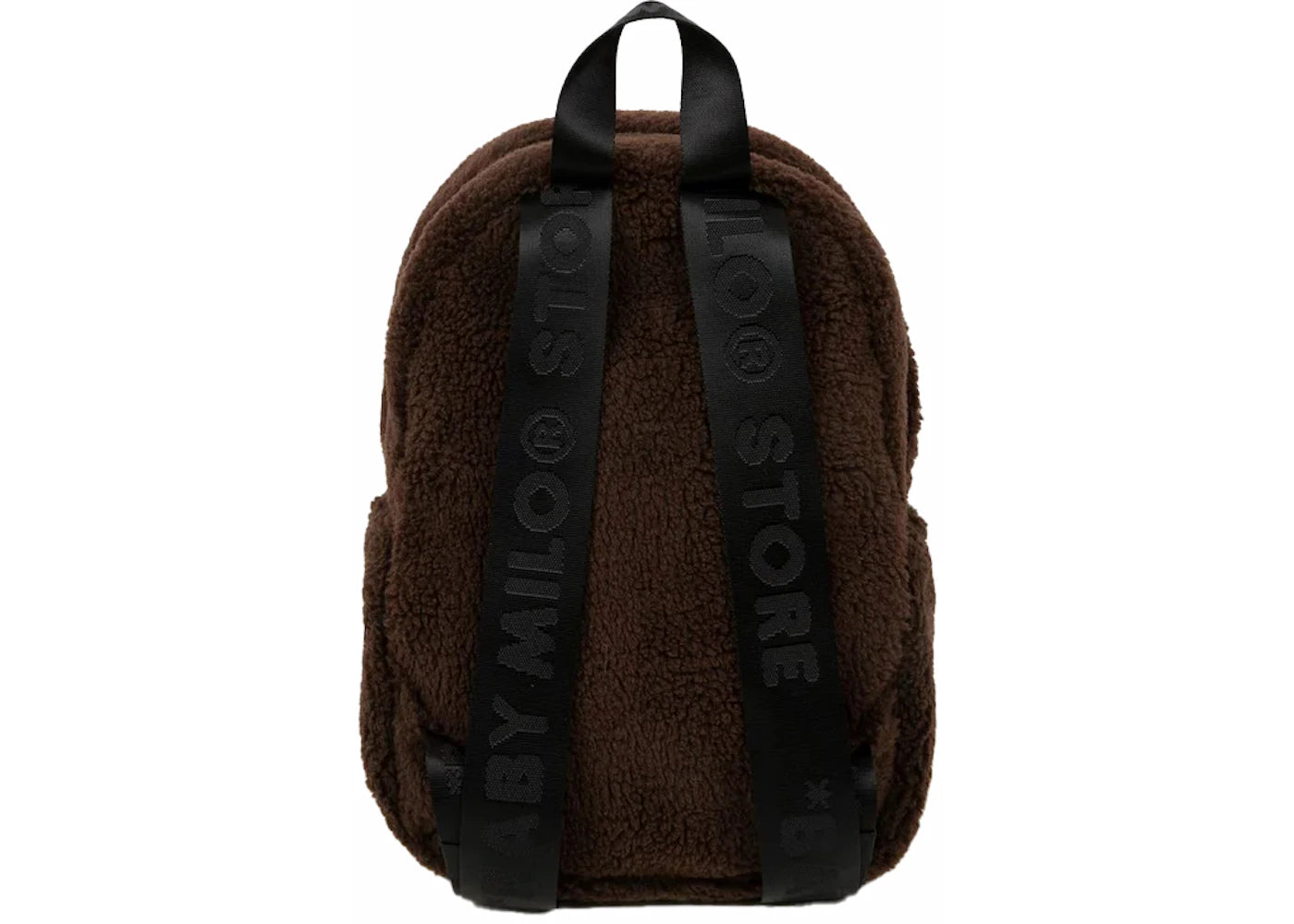 BAPE Baby Milo Fur Mini Backpack Brown - vue secondaire A