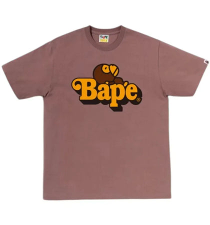 BAPE Baby Milo Sleep On Bape T-shirt Brownie - authentic BAPE apparel