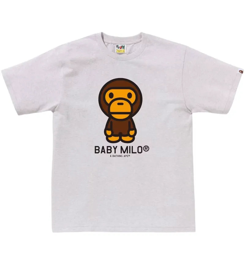 BAPE Baby Milo Tee (FW24) Grey - vue 360