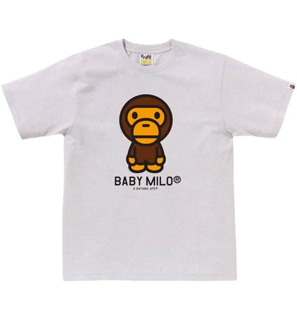 BAPE Baby Milo Tee (FW24) Grey - authentic BAPE product