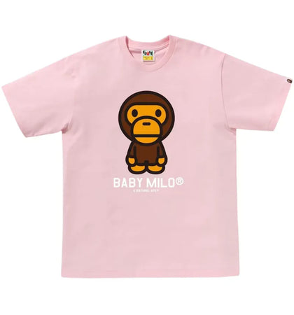 BAPE Baby Milo Tee (SS25) Pink - authentic BAPE product