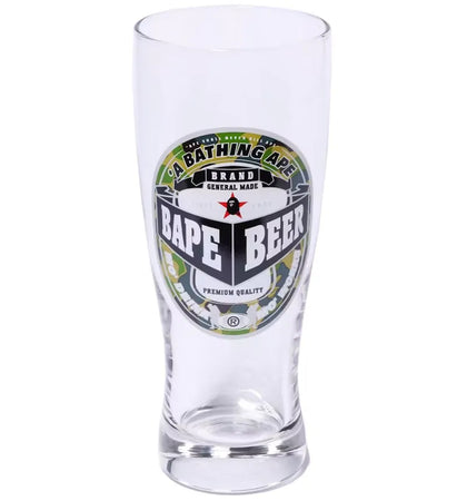 BAPE Beer Glass Clear - authentic BAPE product