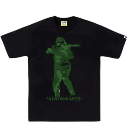 BAPE Bitmap Soldier Tee Black - authentic BAPE product
