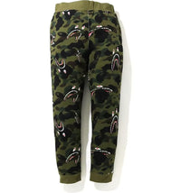 BAPE Shark 1st Camo Sweat Pants FW20 Green