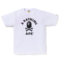 BAPE Captain Ape Crossbone Tee White