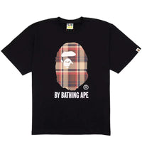 BAPE Check By Bathing Ape Tee Black/Red