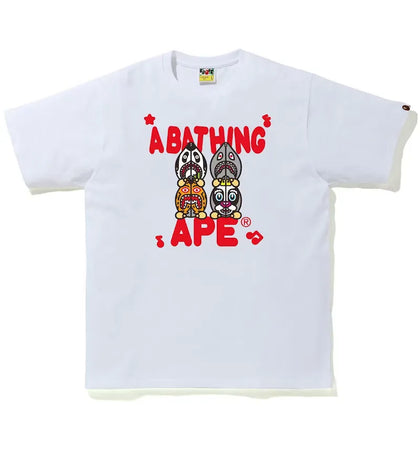 BAPE Classic Milo Shark #2 Tee White - authentic BAPE product