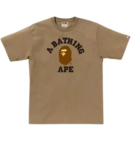 BAPE College (SS25) Tee Beige - authentic BAPE product