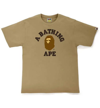 BAPE College Tee (FW21) Beige - authentic BAPE product