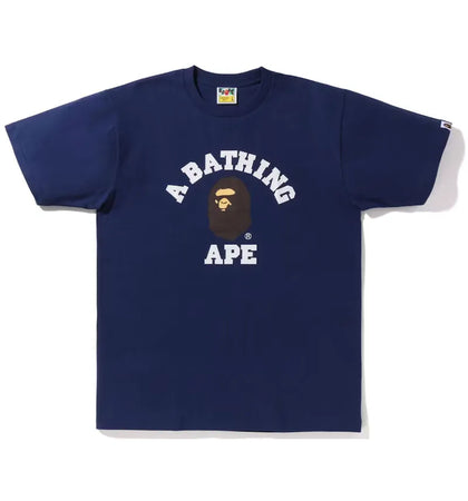 BAPE College Tee (SS23) Navy - authentic BAPE product