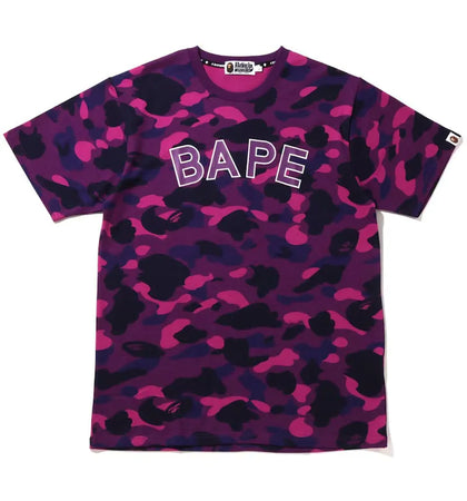 BAPE Color Camo BAPE Tee (FW22) Purple - authentic BAPE product