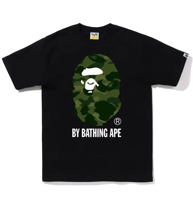 BAPE Color Camo By Bathing Ape Tee (FW22) Black Green - vue 360
