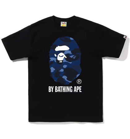 BAPE Color Camo By Bathing Ape Tee (FW22) Black Navy - authentic BAPE product
