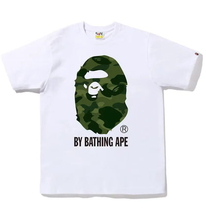 BAPE Color Camo By Bathing Ape Tee (FW22) White Green - authentic BAPE product