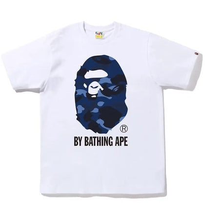 BAPE Color Camo By Bathing Ape Tee (FW22) White Navy - authentic BAPE product
