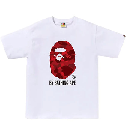 BAPE Color Camo By Bathing Ape Tee (FW24) White/Red - authentic BAPE product