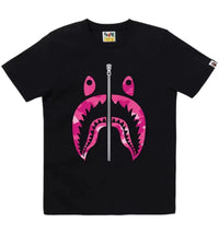 BAPE Women's Color Camo Shark Tee Black Pink