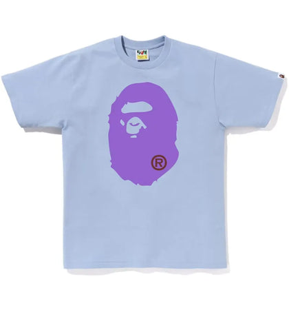 BAPE Colors Big Ape Head Tee (SS23) Sax - authentic BAPE product