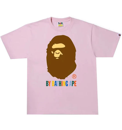 BAPE Colors By Bathing Ape Tee Pink - authentic BAPE product