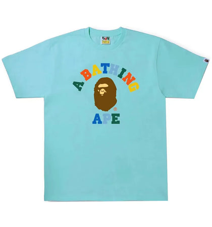 BAPE Colors College Tee (SS22) Sax - authentic BAPE product