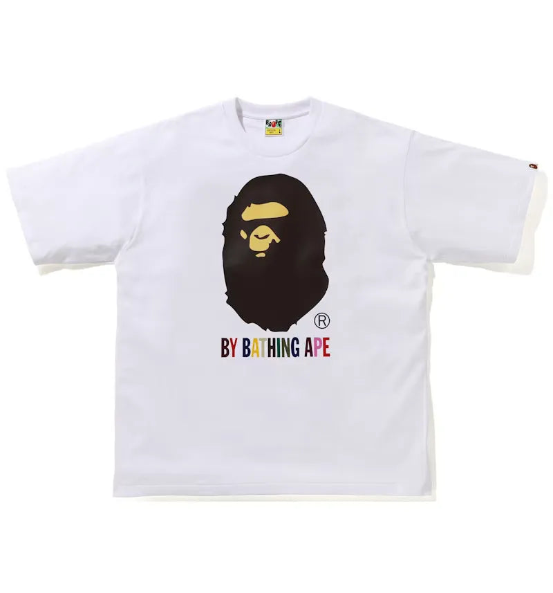 BAPE Colors Relaxed Fit Tee White - vue 360