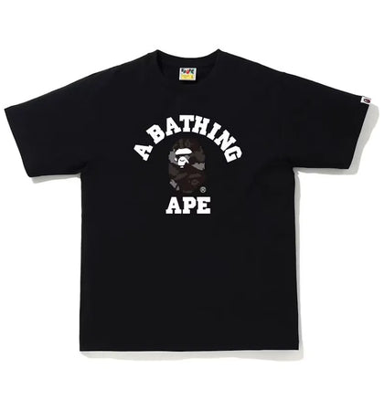 BAPE Digital Camo College Tee Black/Black - authentic BAPE product