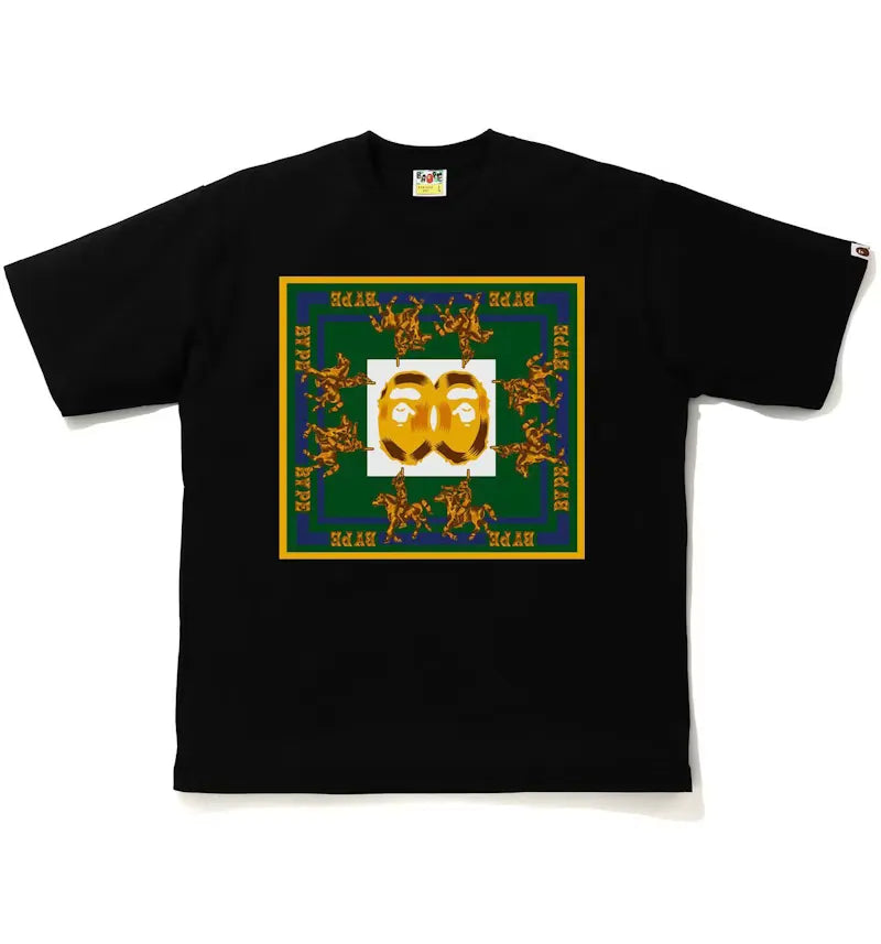 BAPE Double Ape Head Relaxed T-shirt Black - vue 360
