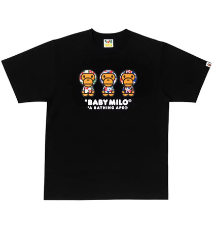 BAPE EU Camo Baby Milo Tee (FW25) Black - authentic BAPE product