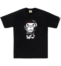 BAPE Giant 1st Camo Big Baby Milo Tee Black/Grey