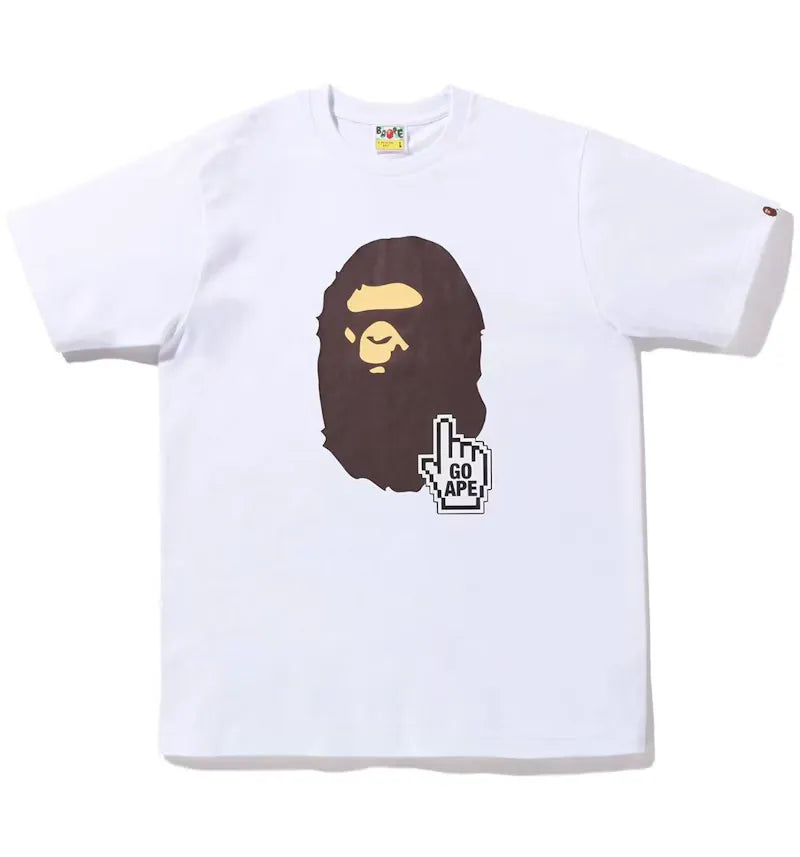 BAPE Go Ape Online Exclusive Tee White - vue 360