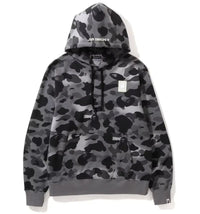 BAPE Grid Camo Pullover Hoodie Black
