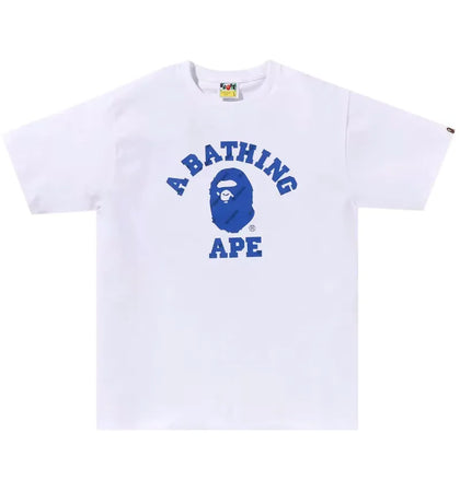 BAPE Hexagram College Tee (FW24) White - authentic BAPE product