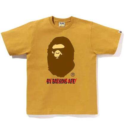 BAPE Katakana By Bathing Ape Tee Yellow - authentic BAPE product