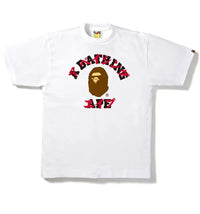BAPE Katakana College Tee White/Brown
