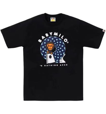BAPE Koinobori On Baby Milo Tee (SS25) Black - authentic BAPE product