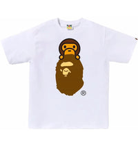 BAPE Milo On Ape Head Tee White