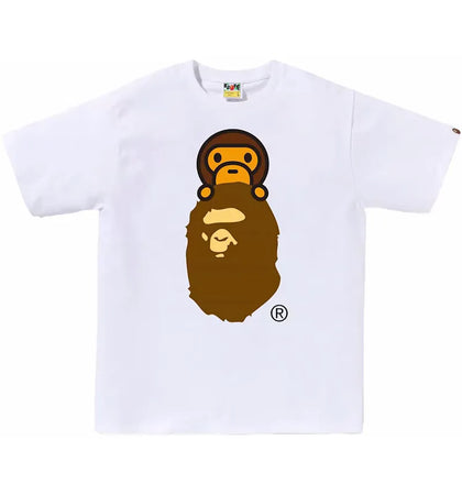 BAPE Milo On Ape Head Tee White - authentic BAPE product