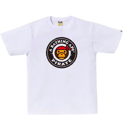 BAPE Milo Pirate Tee White - authentic BAPE product