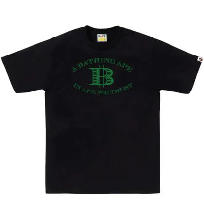 BAPE Money B Logo Tee Black - authentic BAPE product